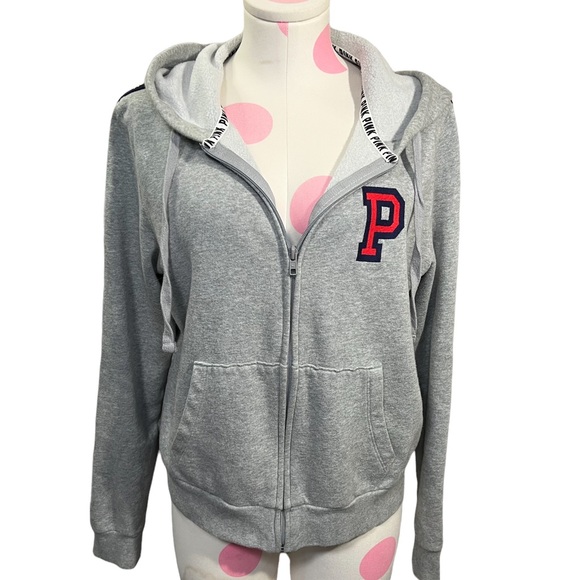 PINK Victoria's Secret Tops - Victoria Secret PINK Zip-Up Hoodie